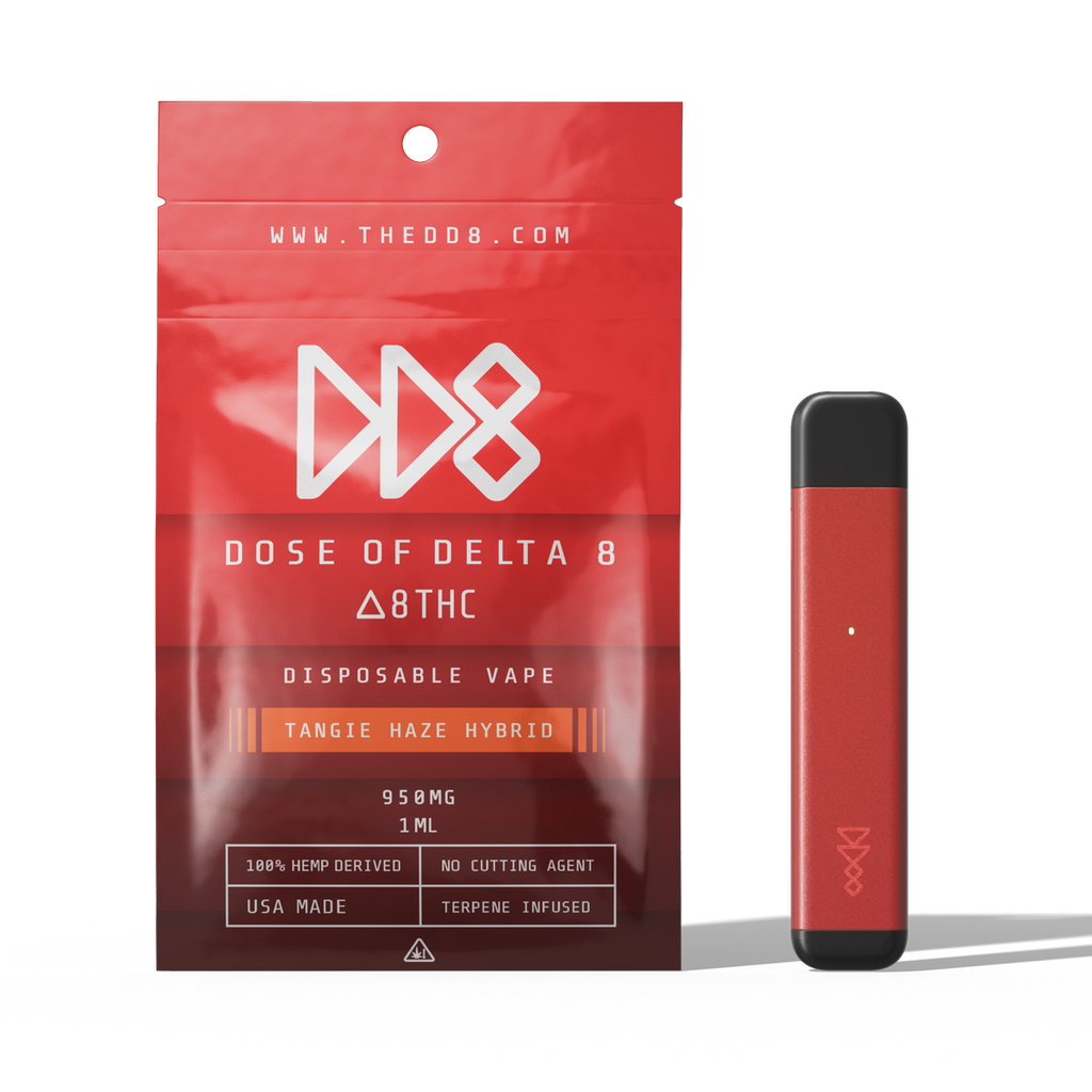 DD8 Delta 8 Disposable Vape - Tangie Haze 950mg